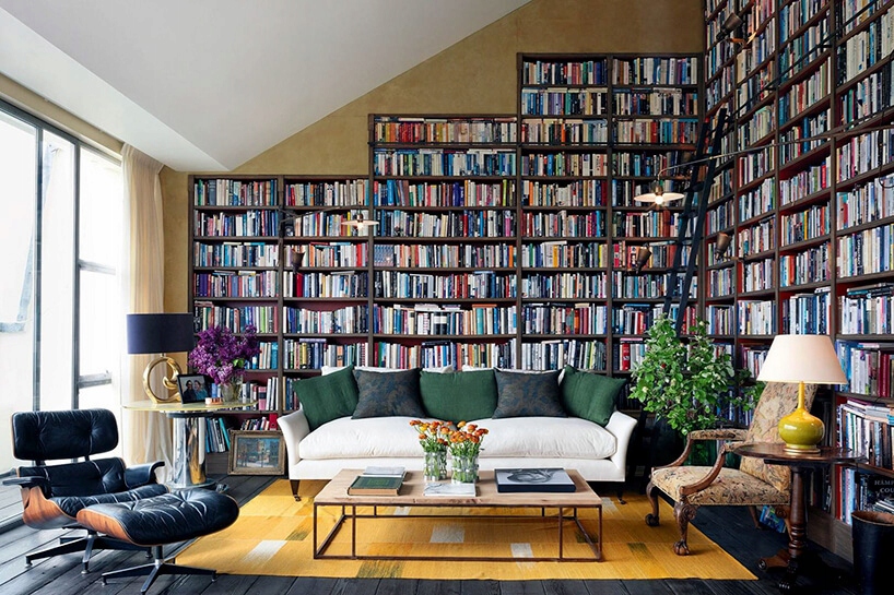 Книжные Полки В Интерьере