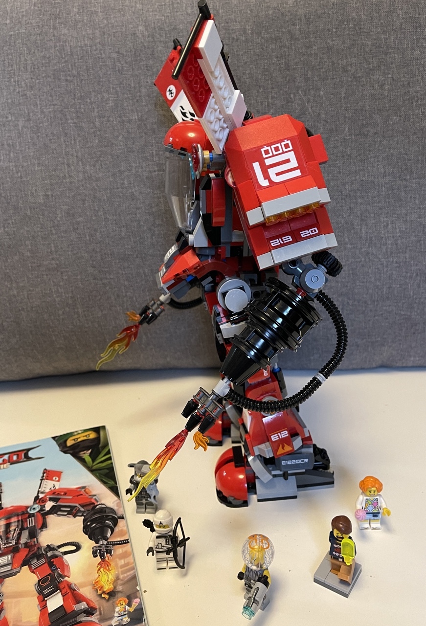 LEGO Ninjago Movie 70615 Ognisty robot kompletny Gdańsk Oliwa Kup