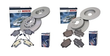 Bosch диски + колодки спереду і ззаду AUDI A6 C5 288MM КПЛ