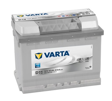 БАТАРЕЯ VARTA SILVER 63AH 610A P+ 242X175X190