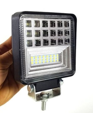 СВІТЛОДІОДНА ПАНЕЛЬ ГАЛОГЕННА РОБОЧА ЛАМПА 126W 12-24V CREE