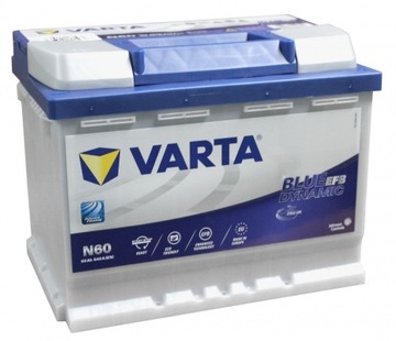 AKUMULATOR VARTA N60 60Ah start-stop EFB FIAT