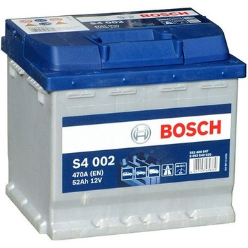 AKUMULATOR BOSCH S4 002 52Ah 470A