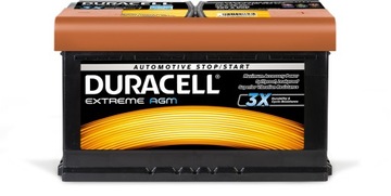 Акумулятор Duracell 12V 80ah 850A AGM Start-Stop