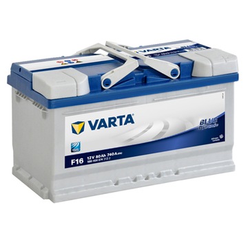 Akumulator VARTA F16 80Ah 740A Krk + dowóz montaż