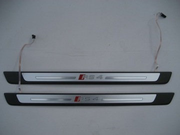 AUDI A4 RS4 B9 бічні спідниці з підсвічуванням