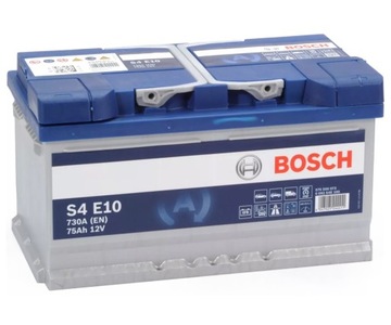 Аккумулятор BOSCH P+ 75AH 730A START STOP EFB 0 092 S4E 100 12V