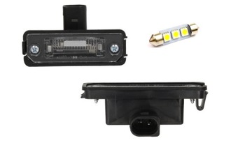 ОСВЕЩЕНИЕ ДОСКИ VW FOX GOLF IV LE = PR LED