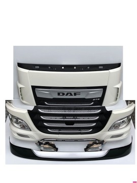 DAF XF 106 EURO6 LIFT РЕШЕТКА ГРИЛЬ ОБТЕКАТЕЛЬ ОКУЛЯР