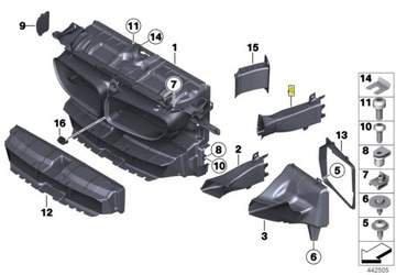 BMW L канал туннеля охлаждения диск ham F06 F12 F13