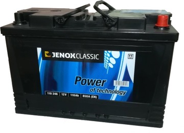 AKUMULATOR JENOX 110AH 850A P+ Dostawczy
