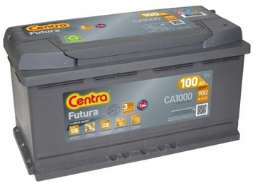 AKUMULATOR CENTRA FUTURA P+ 100AH/900A CA1000