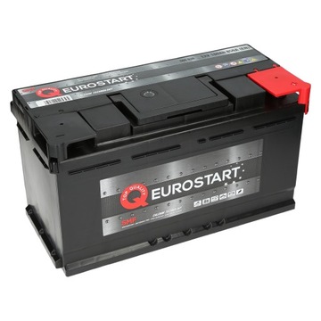 Акумулятор Eurostart 12V 100Ah 850A (EN) P+