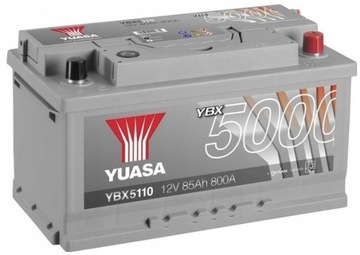 Akumulator Yuasa YBX5110 85Ah 800A P+