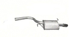 Задній глушник Audi A4 а. 2,0 00-08р.+