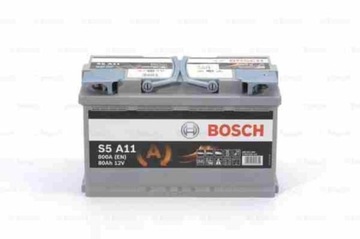 Dowóz montaż i Akumulator BOSCH AGM 80Ah 800A P+