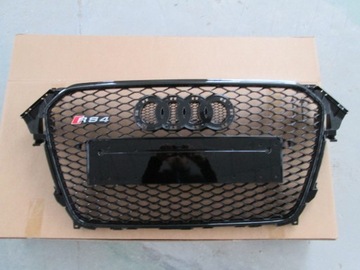 Гриль Audi A4 B8 12-15 RS4 Black pattern