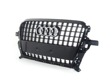 ATRAPA CHŁODNICY GRILL CZARNY MAT AUDI Q5 SLINE