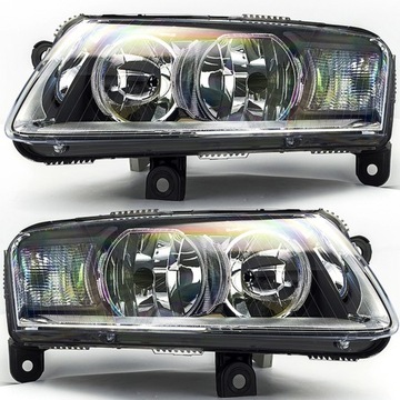 REFLEKTORY LAMPY AUDI A6 C6 04-08 H1 H7 KOMPLET