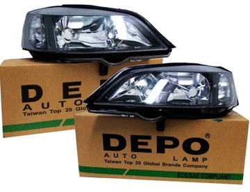 Reflektor Reflektory Opel Astra II G 98 L+P DEPO