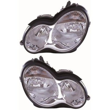 REFLEKTORY LAMPY MERCEDES C W203 '04- KOMPLET DEPO