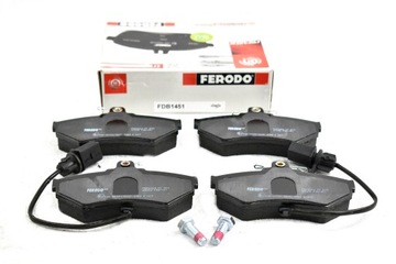 Ferodo передні гальмівні колодки AUDI A4 B5 1.9 TDI