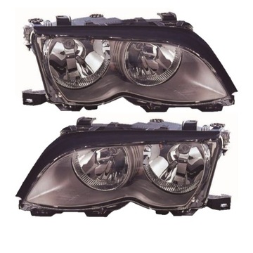 REFLEKTORY LAMPY BMW 3 E46 LIF CIEMNE