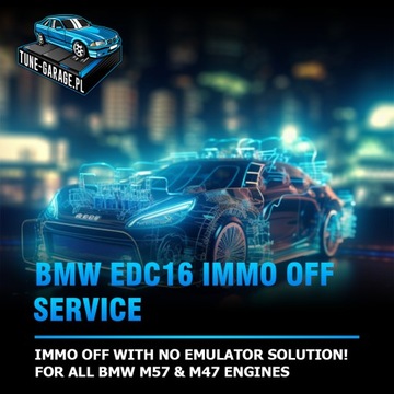 BMW EDC 16 IMMO OFF без емулятора! ФАЙЛ