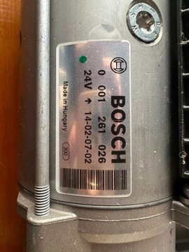 Стартер SCANIA 0001261026 BOSCH новий