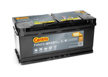 Аккумулятор Ca1000 центры Futura 12V 100AH 900A P+