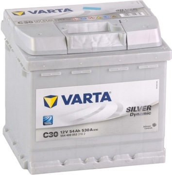 AKUMULATOR VARTA SILVER 54AH 530A C30 !