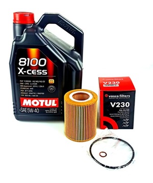 MOTUL 8100 X-CESS 5W40 5L + FILTR E46 M52 M54