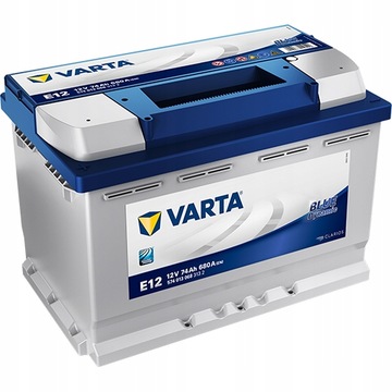 Батарея VARTA BLUE 12V 74ah 680a E12 L + Сілезія