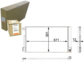 BRH8FC 351 301-651 КОНДЕНСАТОР BEHR HELLA 55700406 6