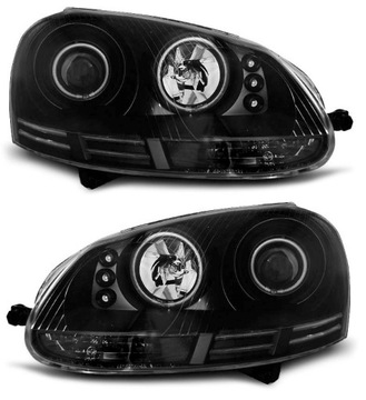 Reflektory kpl Ringi Angel Led CCFL VW Golf V 5 1k