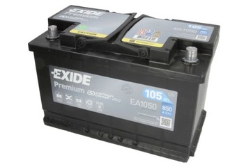 Стартовый аккумулятор EXIDE EA1050