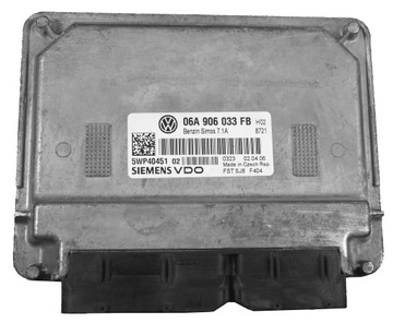 STEROWNIK SKODA OCTAVIA 1.6 06A906033FB 5WP40451