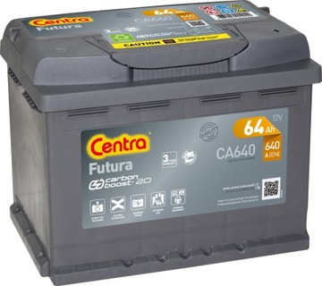 AKUMULATOR CENTRA FUTURA P+ 64AH/640A CA640