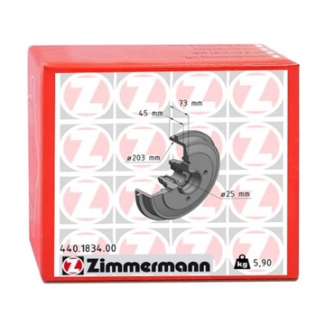 Гальмівні барабани ZIMMERMANN для DS 3 1.2 THP VTi 1.6