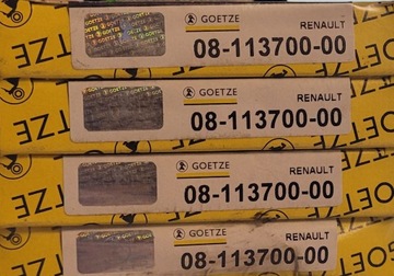 4X Goetze 08-113700-00 pierścienie Renault 1.9 DCI