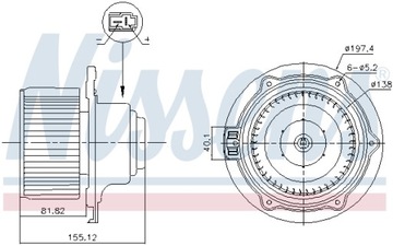 87570 NISSENS ПОВІТРОДУВКА