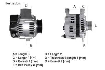 ГЕНЕРАТОР LUCAS ELECTRICAL RFG118300A A002T36478