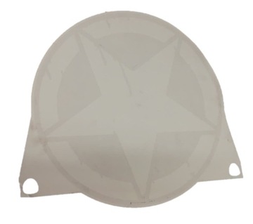 Наклейка маска з зірка США Білий Джип Ренегат