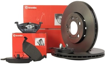 BREMBO ДИСКИ + КОЛОДКИ ПЕРЕДНЄ СИДІННЯ IBIZA 6L 6J 256 ММ