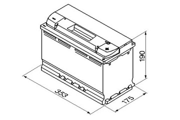 Akumulator 0 092 S40 130 BOSCH