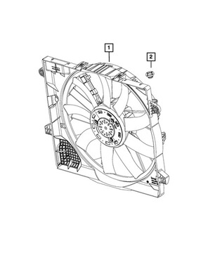 ВЕНТИЛЯТОР КОРПУС WRANGLER ВІТРЯК JL 2.0 T 18-