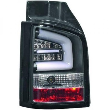 Задні ліхтарі VW T5 10-15 LED Clear / Black