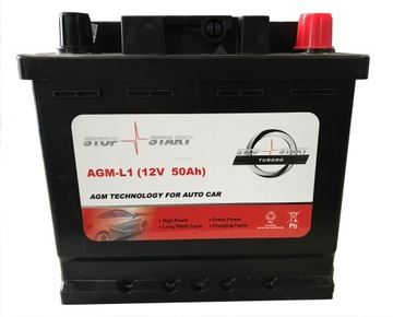 Akumulator Tuborg AGM 12V 50Ah 570A