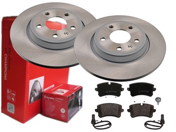 TARCZE KLOCKI BREMBO TYŁ AUDI A6 C7 A7 300MM