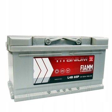 Аккумулятор FIAMM Titanium PRO L4B 85P 12V 85ah 760